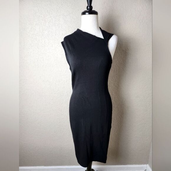 Hermut Lang Gala Body Contusion Dress Black Size M - Picture 2 of 7
